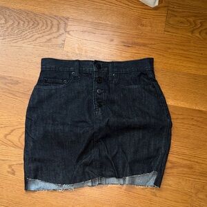 GAP Black Denim Skirt
